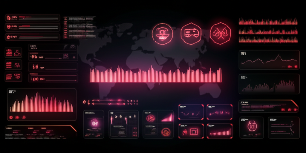 Interface Rescue AI - Dashboard d'urgence futuriste
